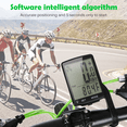 thumbnail image 3 of LIXADA Wireless Bike Computer Multi Functional LCD Screen Bicycle Computer Mountain Bike Speedometer Odometer IPX6 Waterproof Cycling Measurable Temperature Stopwatch Cycling Accessories, 3 of 8