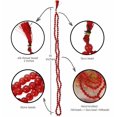 thumbnail image 3 of IBA IndianbeautifulartRed HakikJapaMala, Protection Against Bad Evils 108 + 1 Beads (3mm), 3 of 5