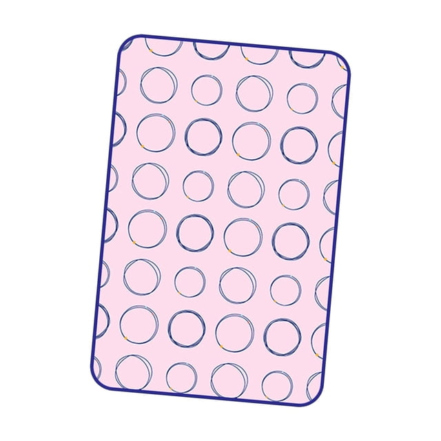 Tabla de planchar Almohadilla de presión para tabla de planchar Protege superficies Resistente al agua Plegable Círculo rojo L