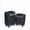 Black, variant on Noble House 2-Piece 20" & 24" Softside Oxford Luggage Set, Expandable Spinner Suitcases with Combination Lock, Gray