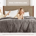 thumbnail image 3 of Degrees of Comfort [Advanced Microplush Electric Blanket with Auto Shut Off | Heating Blankets for Bed & Living Room | Machine Washable | UL Certified and EMF Radiation Safe - Twin, Grey, 3 of 6