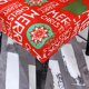 thumbnail image 4 of Funda extraíble para silla con estampado navideño Estuche elástico para asiento de banquete (Letras) Ndcxsfigh Nuevos Originales, 4 of 5