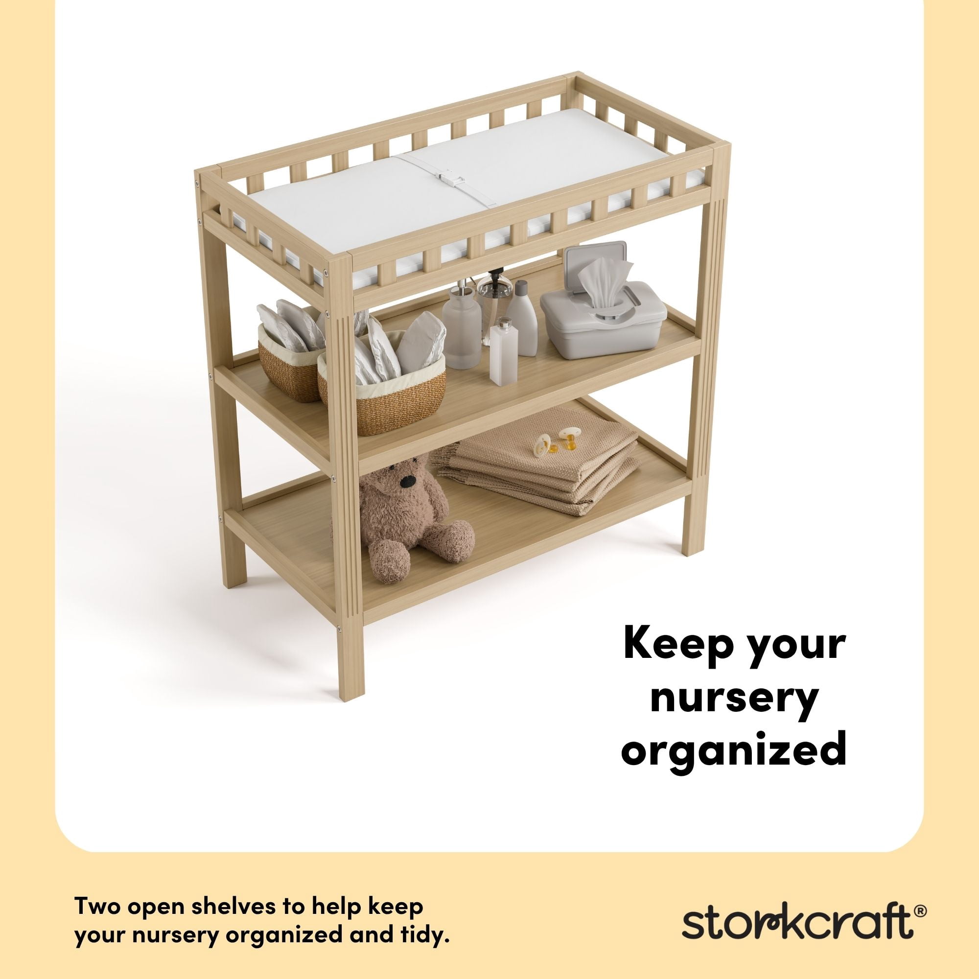 Storkcraft Morningside Infant Changing Table, Driftwood