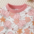 thumbnail image 5 of GYRATEDREAM Newborn Infant Halloween Outfit Girls Boys Spooky Romper Bubble Sweatshirt Bodysuit Fall Halloween Toddler Baby Clothes for 0-18 Months, 5 of 8