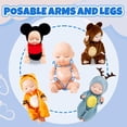 thumbnail image 3 of Minimuñecas Muiyaneq de 11 cm con ropa de animales para niñas, 3 of 7