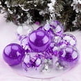 thumbnail image 3 of LINLIN Christmas Hanging Ball, 24Pcs 6CM Christmas Tree Decorations Baubles Decorative Hanging Baubles Set for Holiday Xmas Tree Decorations Party Decoration Pendant, 3 of 4