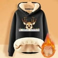 thumbnail image 2 of Women Blouses Monkey Sweatshirts Women Cute Crop Sweaters Velour Tops The Rambling Storefront Novelty Hoodies Ladies Small Sweaters Cropped Long Sleeve Athletic Top Zipper Pocket Hoodie Yoga Black M, 2 of 4