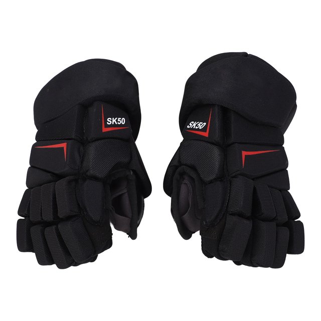 Guantes De Hockey Sobre Hielo, 1 Par De Guantes De Hockey De Espuma EVA De Tela De Nailon Muy Ajustados Y Transpirables Para Jugadores De Hockey
