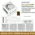 thumbnail image 5 of SFX 80Plus Bronze 600W White Power Supply Full-Modular For Mini ITX Chassis Small Computer Case 100/220V Input 100v-240v 600W, 5 of 5