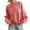 Hot Pink, variant on gbyLJF Women's Long Sleeve Pullover Tops Loose Fit Round Neck Sweatshirt Casual Fashion Solid Color Hoodless HOodie