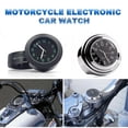 thumbnail image 2 of Universal 7/8 Waterproof Chrome Motorcycle Bike Handlebar Mount Quartz Clock Watch Aluminum Luminous Clock Accessories, 2 of 7