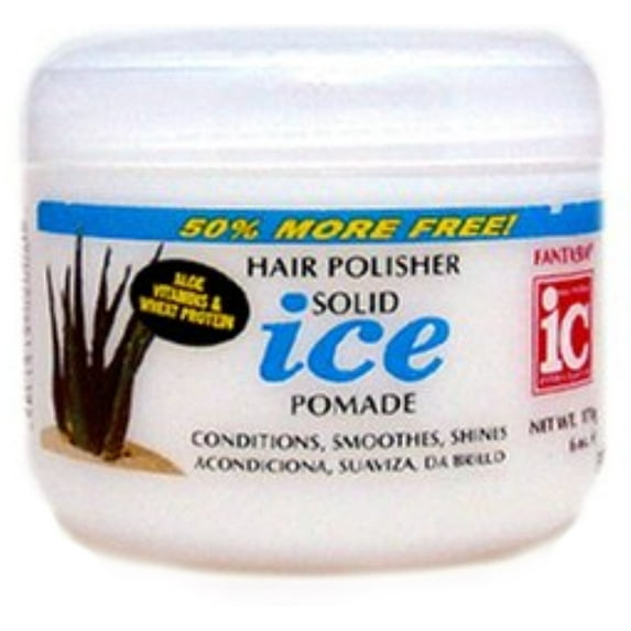Fantasia Hair Polisher Solid Ice Pomade, 6 oz (Pack of 4)