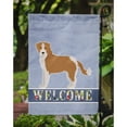 thumbnail image 3 of Carolines Treasures CK3658GF Kromfohrl?nder Welcome Flag Garden Size  Small multicolor, 3 of 3