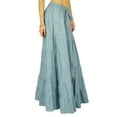 thumbnail image 3 of Phagun Resort Wear Skirt Long Maxi Skirt Beach Wear Cotton Summer Wear, 3 of 5