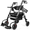 gray, variant on Heavy Duty Rollator Walker for Seniors with seat, Foldable 2-in-1 Rolling Walkers Wheelchair Combo for Adult , All Terrain Wheels, Adjustable Transport Chair with Brake, 450 lb. Weight Capacity