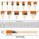 thumbnail image 2 of Flat Paint Brushes with Wooden Handle Large Flat Acrylic Paint Brush Professional Flat Acrylic Paint Brushes Nylon Painting Brush Used for Painting an, 2 of 5
