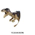 thumbnail image 3 of Bloques de construcción de dinosaurios jurásicos Tyrannosaurus Rex Wyvern Velociraptor Stegosaurus Juguetes para niños Figura de anime de dinosaurio, 3 of 5