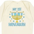 thumbnail image 4 of Inktastic My 1st Hanukkah with Menorah and Stars Boys or Girls Long Sleeve Baby Bodysuit, 4 of 5