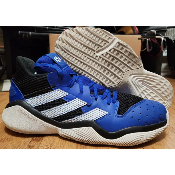 Adi - das Harden Stepback Sneakers Shoes Mens Size 13.5 Blue Sports Gym Goat EG2769
