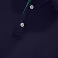 thumbnail image 5 of GUZOM Kids Boys Short Sleeve Polo Shirt 100% Cotton Breathable Casual Button Down Shirts with Contrast Trim Black,Size 5-6 T, 5 of 6