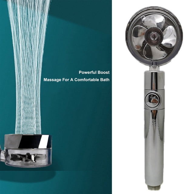 Cabezal De Ducha De Mano De Alta Presión, Rociador De Ahorro De Agua Para Baño (Plata)