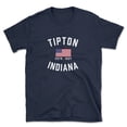 thumbnail image 1 of Tipton Indiana Patriot Men's Cotton T-Shirt, 1 of 1