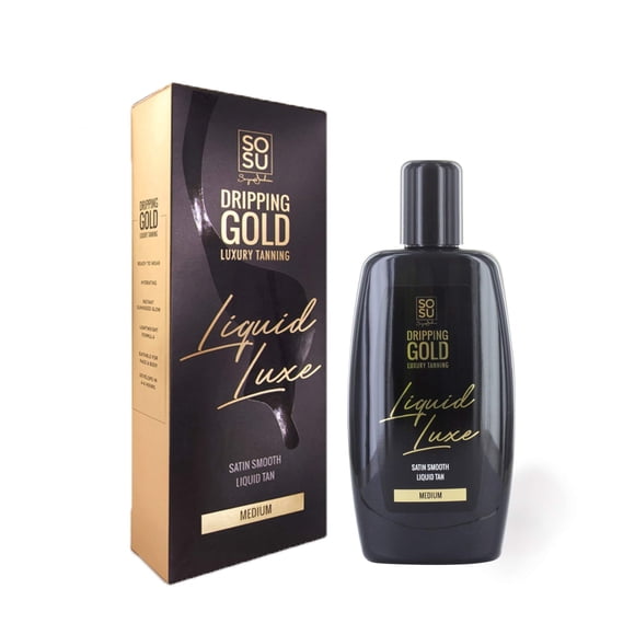 SoSu By SJ Dripping Gold Bronceador de lujo medio líquido Bronceado de lujo