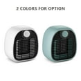 thumbnail image 2 of Calentador eléctrico portátil XY-609 para hogar/oficina - 1000W, diseño compacto blanco/verde, voltaje 110V US, 2 of 6