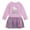 Pink / rainbow, variant on Hello Kitty French Terry Dress Toddler to Big Kid
