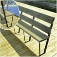 thumbnail image 2 of Support de Banc en Acier Noir, 2 of 2
