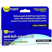 Sunmark Extra Strength Anti-Itch Cream 2%, 1 Oz.