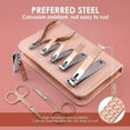 thumbnail image 3 of TrimTide Manicure Set with Steel Pink 30-Piece , High-quality Nail Clipper Set Manicure Kit, 3 of 6