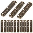 thumbnail image 3 of 2 Sets Cabinet Hinges Cabinet Hinge Bisagras Para Gabinetes Mini Hinges Window Hinges Piano Hinge Wooden Box Strip Iron, 3 of 6