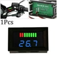 thumbnail image 1 of LED Digital Voltmeter Battery Fuel Gauge Suitable For Marine Motorcycle 12V-72V blue, 1 of 6