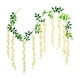 thumbnail image 2 of Artificial Wisteria Flowers Fake Vines Decorative Flowers Twisted Ceiling Decorations Plastic Flower Vines, 2 of 6