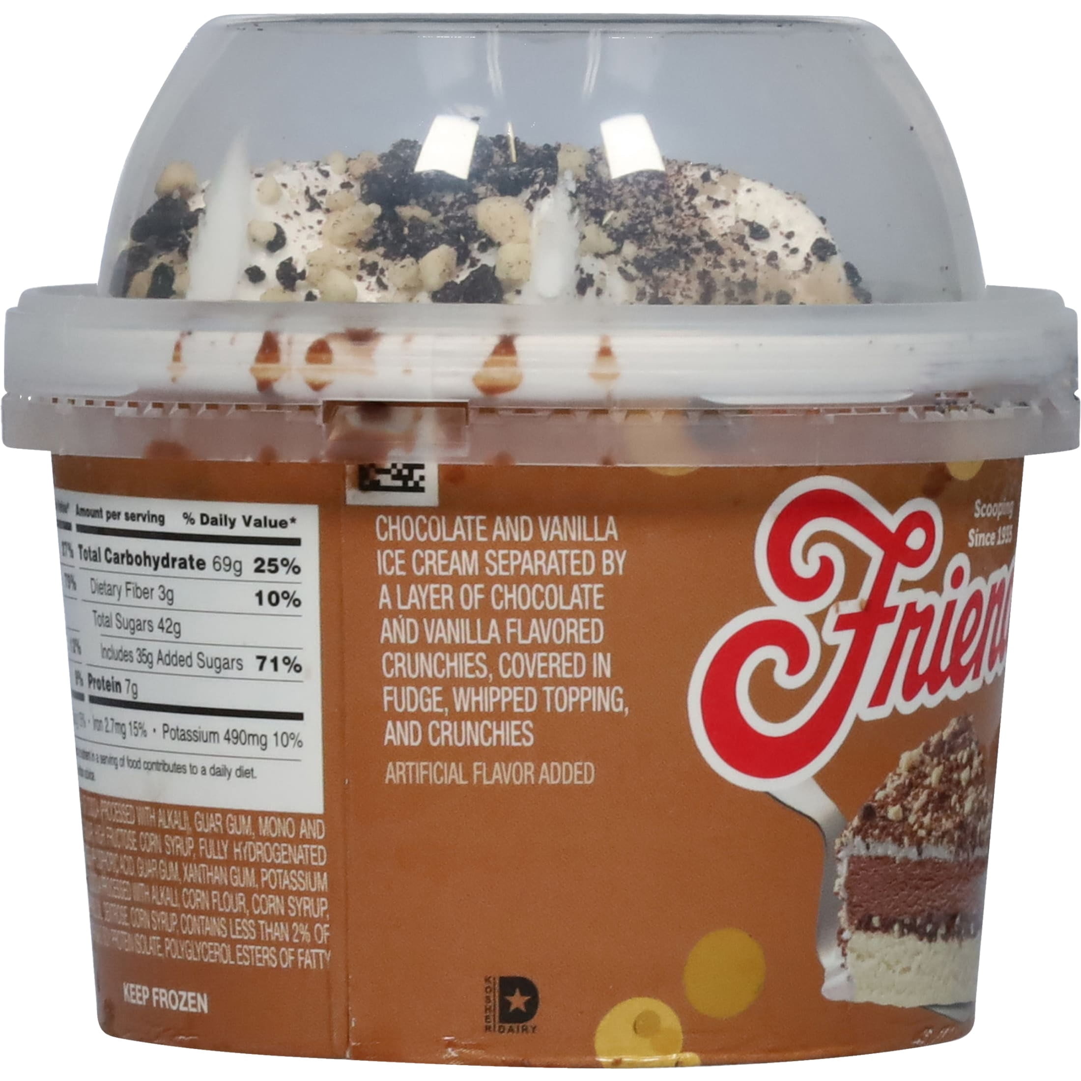 Friendly's Chocolate Krunch Chocolate Ice Cream Cake Singles - 8.5 Fl Oz