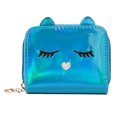 thumbnail image 1 of Women Coin Purse Cute Holographic Zipper Coin Pouch Coin Wallet Change Purse, 1 of 6