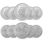 Lot of 10 - 2024 Niue 1 Kilo Phoenix Silver Coin .999 Fine