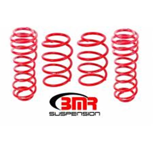 BMR Suspension SP009R Ressorts d'Abaissement pour 2005-14 Ford Mustang&44; Rouge