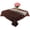 Brown White, variant on American Football Laces Table Cloth Waterproof Tablecloths, Classic Rugby Sports Tablecloth Dining Table Cover for Kitchen Party Tabletop Outdoor, Square Tablecloth 54x54 Inch
