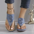 thumbnail image 1 of Cameland Women's Plus-size Solid Color Flower Casual Comfortable Lunge Sandals, 1 of 8