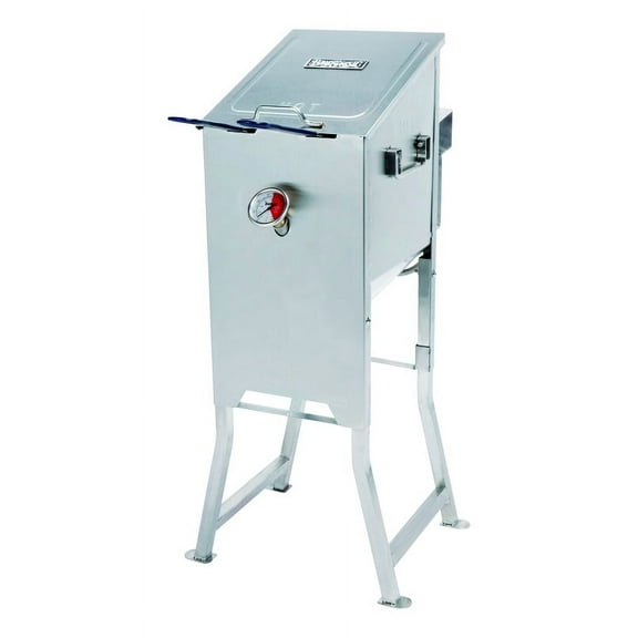 Bayou Classic 4 Gallon 2-Basket Propane Deep Fryer, Stainless Steel
