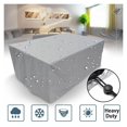 thumbnail image 1 of Funda para Muebles de Jardín BCC 150×150×75cm Poliéster Plata Tela Oxford Cubierta Impermeable, 1 of 1