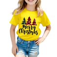 thumbnail image 6 of Ulanda Toddler Christmas Shirt Boys Girls Santa Chicken Tshirts Funny Xmas Holiday Dinosaur Outfit Tees Gift for Kids (Yellow, 13-14 Years), 6 of 6