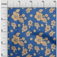 thumbnail image 1 of oneOone Cotton Poplin Twill Blue Fabric Artistic Flower Craft Projects Decor Fabric Printed By The Yard 56 Inch Wide, 1 of 4