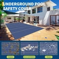 thumbnail image 3 of Danolapsi Heavy Duty Inground Pool Cover 18x34 Ft ASTM Certified Rectangular Pool Safety Cover, 500 Lbs Capacity, UV-Resistant & Water Saving, Debris-& Leaf Proof, Easy to Assemble, 3 of 7