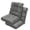 Dark Grey, variant on Outdoor High Back Chair Cushions 42"x 21" x 4", Waterproof Patio Chair Cushions, Fade Resistant Seat Cushion for Outdoor Furniture Dark Grey