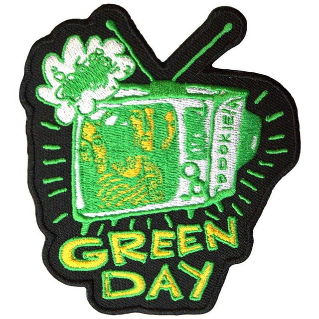 Green Day Patch TV Thermocollant Tissé Dookie Longview
