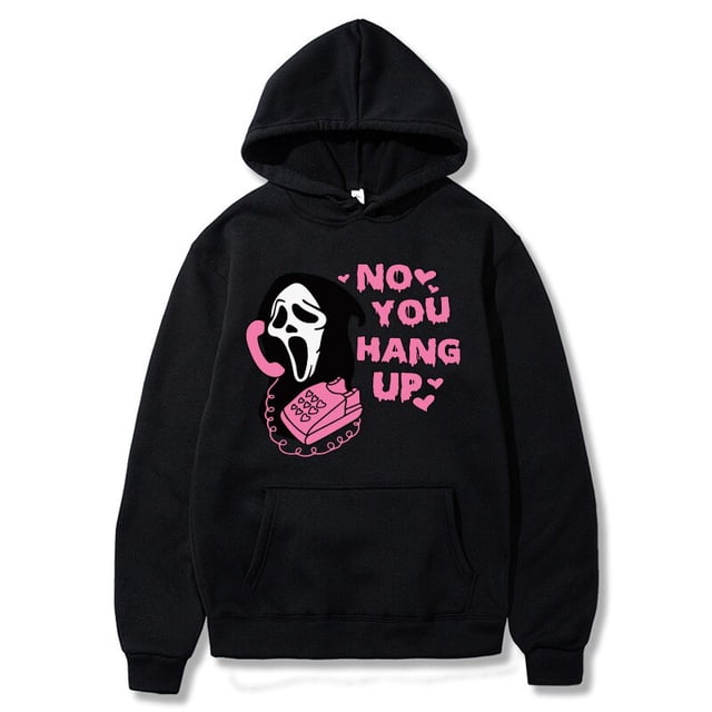 Sudadera de manga larga con capucha para hombre y mujer, chándal cálido de Halloween, No You Hang Up, Jersey Harajuku, ropa de calle divertida, Invierno