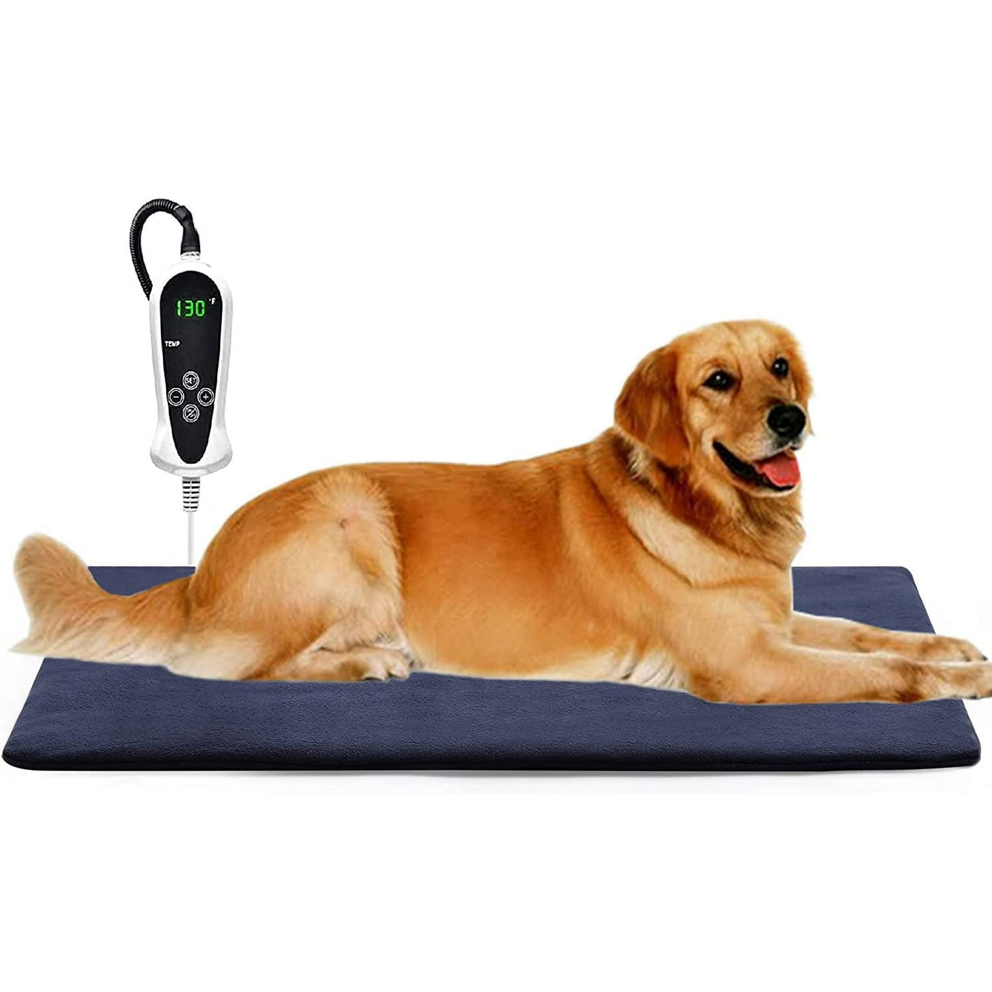 Heating Pad for Dogs and Cats Upgraded Electric Pet Heated Mat Dog Warming Bed with Waterproof and Auto Power Off Large 32 x20 Walmart
